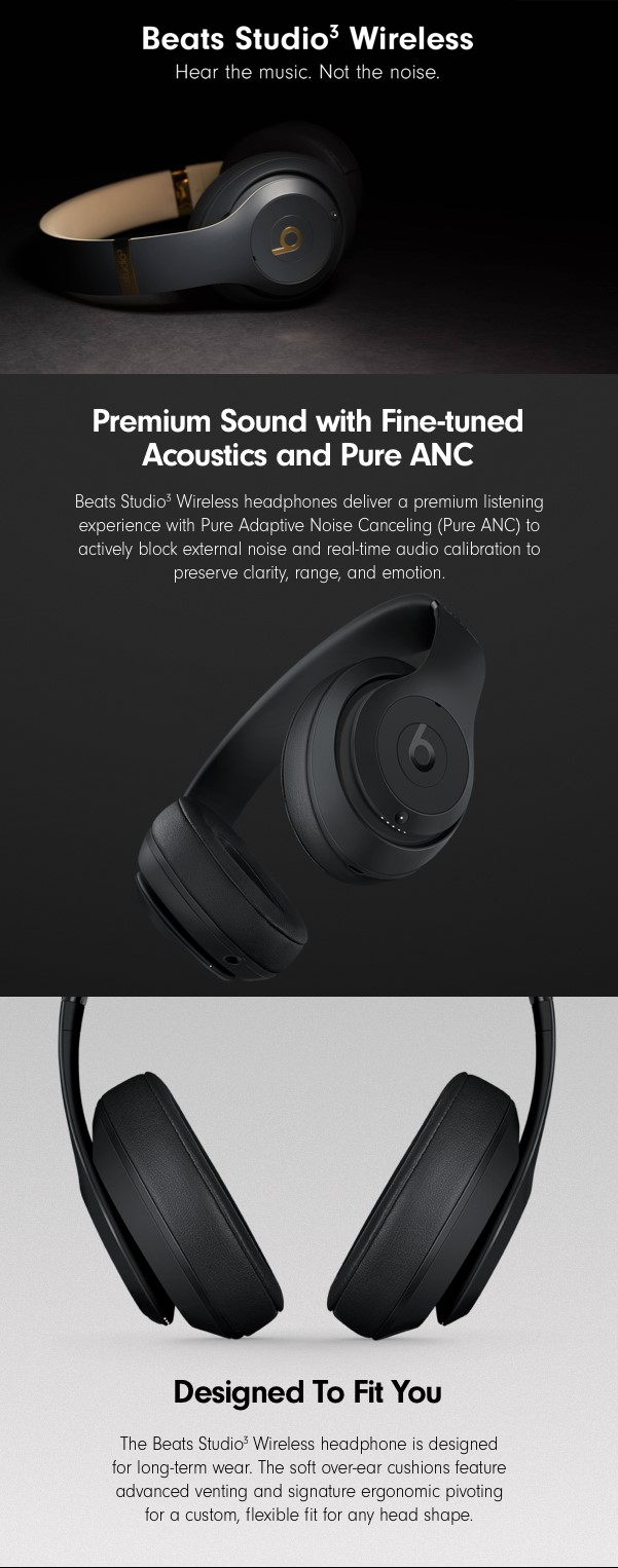 Amazon.com: Beats Studio3 Wireless Noise Cancelling Over-Ear