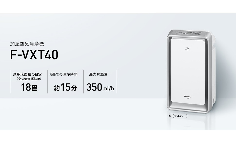 Amazon.co.jp: パナソニック 加湿空気清浄機 ナノイー搭載 ～18畳 静音