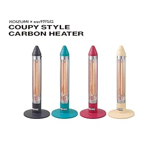 Amazon.co.jp: コイズミ グラファイトヒーター 600/300W ブラック