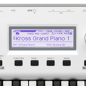 Amazon | KORG KROSS2-61-SC (ホワイト) バンド用キーボードならこれ