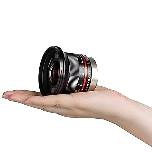 Amazon | SAMYANG 単焦点広角レンズ 12mm F2.0 ブラック キヤノン EOS