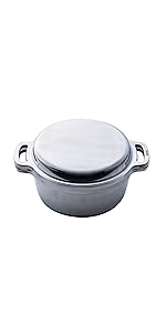 Amazon.co.jp: HALムスイ KING無水鍋(R)24 両手鍋 24cm 無水調理 1鍋8