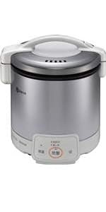 Amazon | リンナイ ガス炊飯器 「こがまる」 5合 RR-050VQ(W) ホワイト