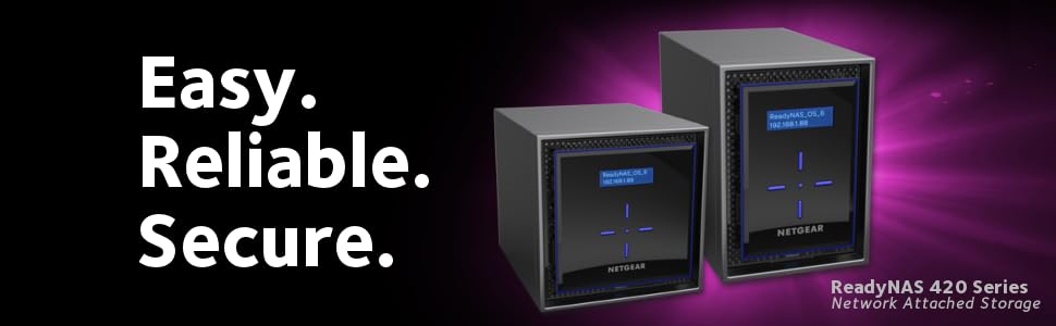 NETGEAR ReadyNAS 424 4-Bay 16 TB (4 x 4 TB) Enterprise HDD Network