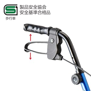 Amazon | 竹虎 【歩行車】 ハッピーIINB ブルーメタリック | 竹虎 | 歩行器