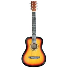 Amazon.co.jp: AntiqueNoel ミニ アコースティックギター マホガニー