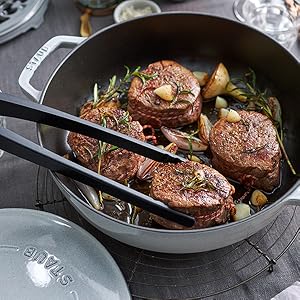 Amazon｜staub ストウブ 「 ブレイザー ソテーパン グランブルー 24cm