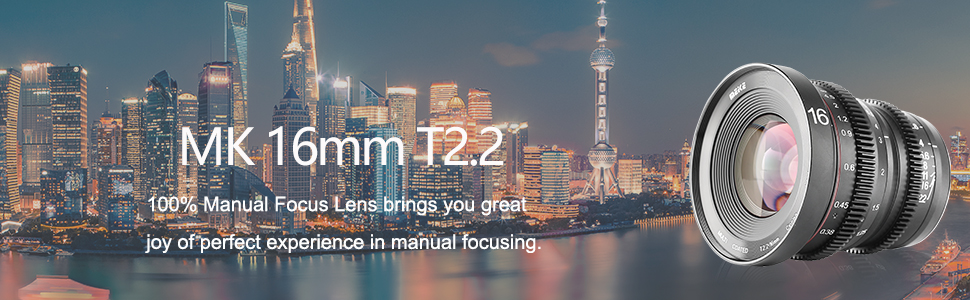 Amazon | Meike 16mm t2.2 大口径マニュアルフォーカスプライムミニ