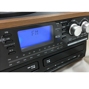 Amazon.co.jp: DCT 木目調 ダブルCD録音機能付 マルチレコード