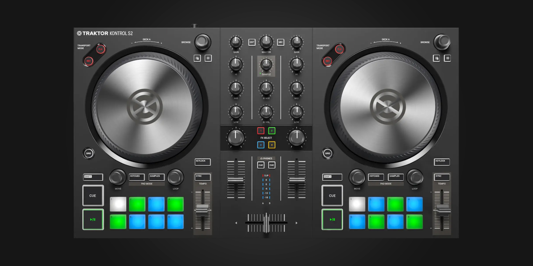 Native Instruments Traktor Kontrol S2 MK3 - Serato DJ Hardware