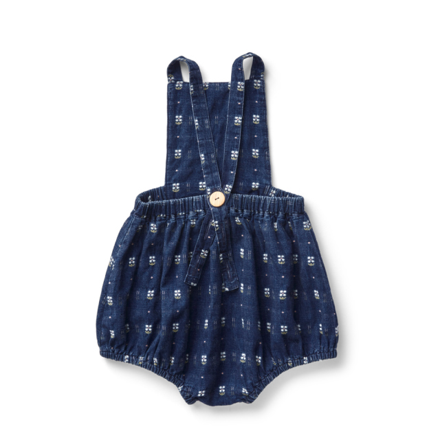 체크앤도트 | OONA ROMPER - EMBROIDERED DENIM