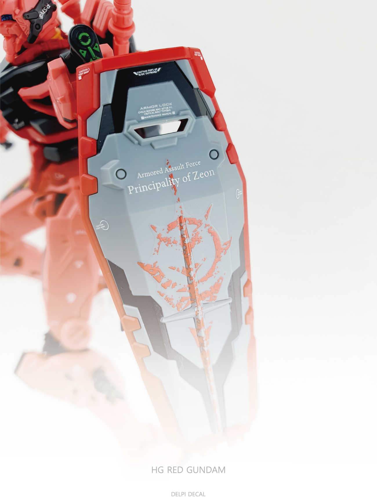HG RED GUNDAM WATER DECAL - DelpiDecal
