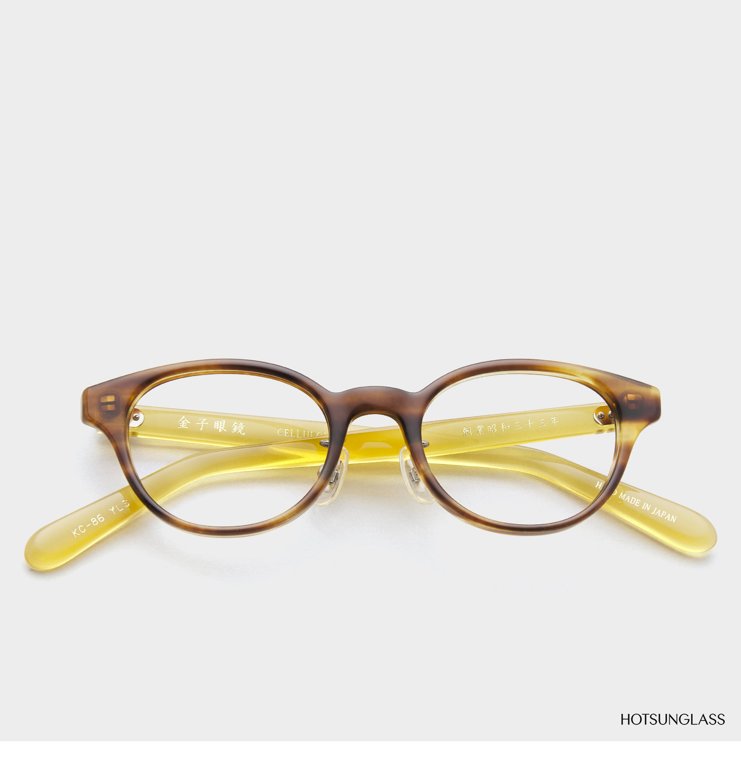가네코옵티컬 금자안경 KC86 YLS 39사이즈 셀룰로이드 안경 KANEKO