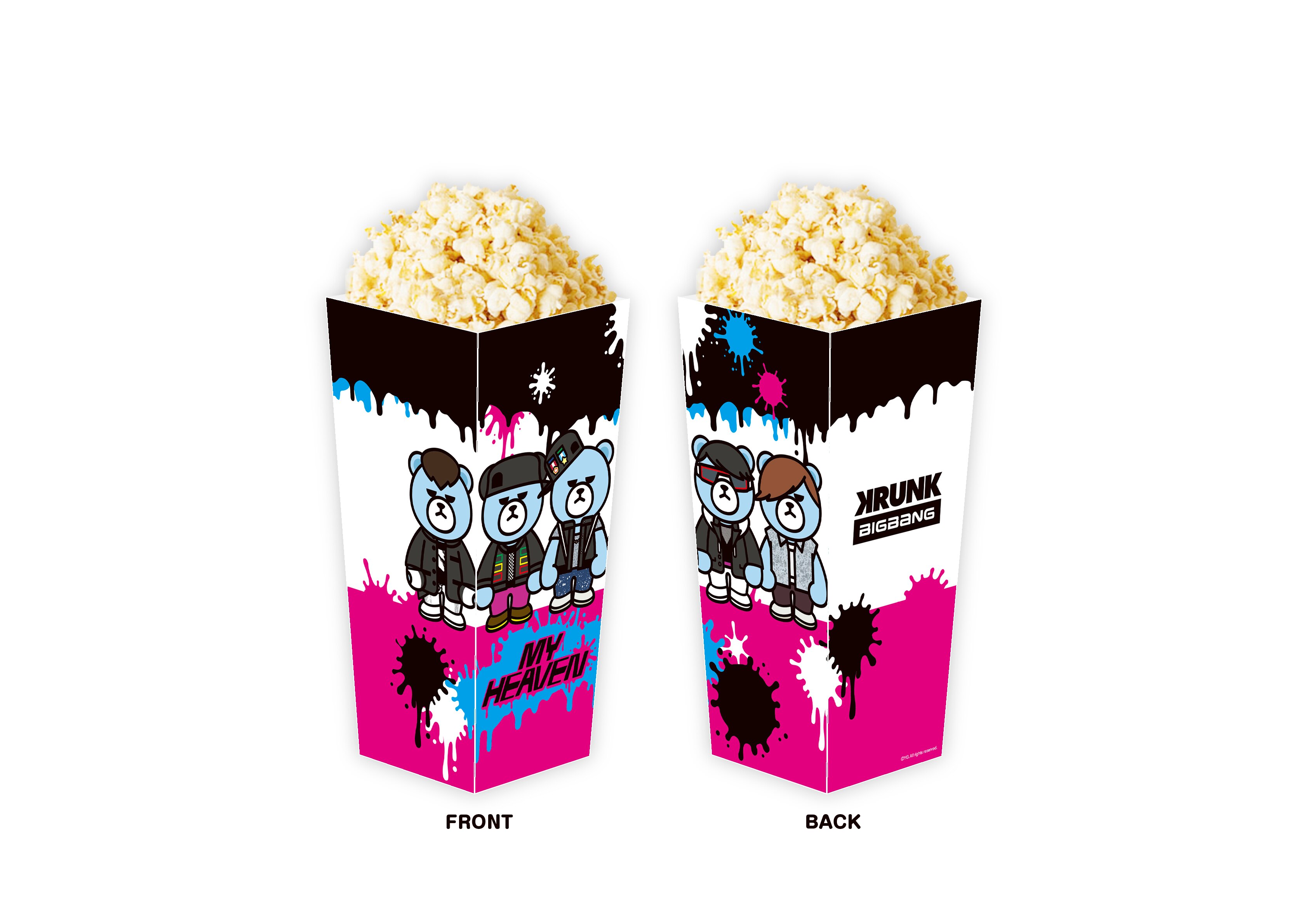 ライヴ会場限定「KRUNK×BIGBANG ポップコーン」発売決定