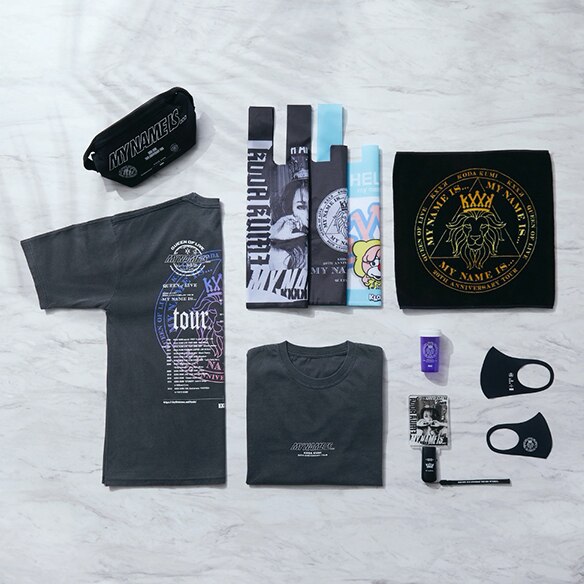 KODA KUMI 20th ANNIVERSARY TOUR 2020 MY NAME IS」グッズライン