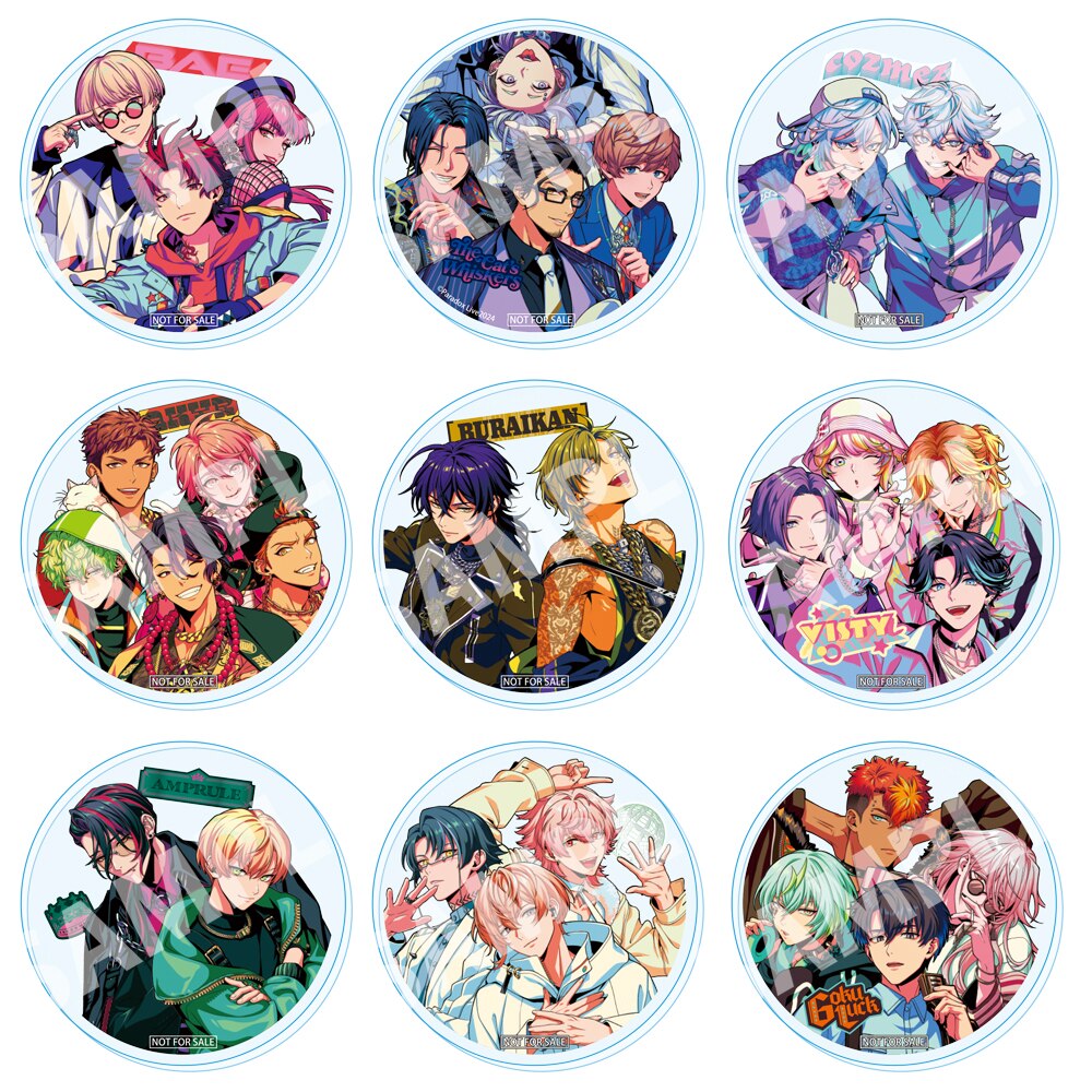 パラライ ロクタ ANTHEM缶バ 80点 paradox Live ロクタ anthem 缶