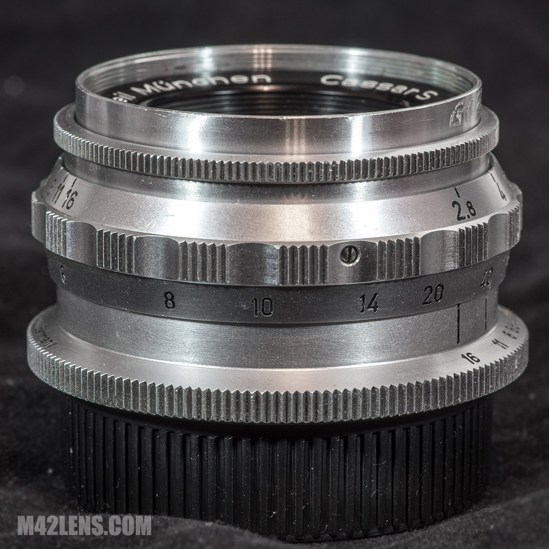 M42 Lens Database - Steinheil Munchen Cassar S 50mm f/2.8-16 - M42