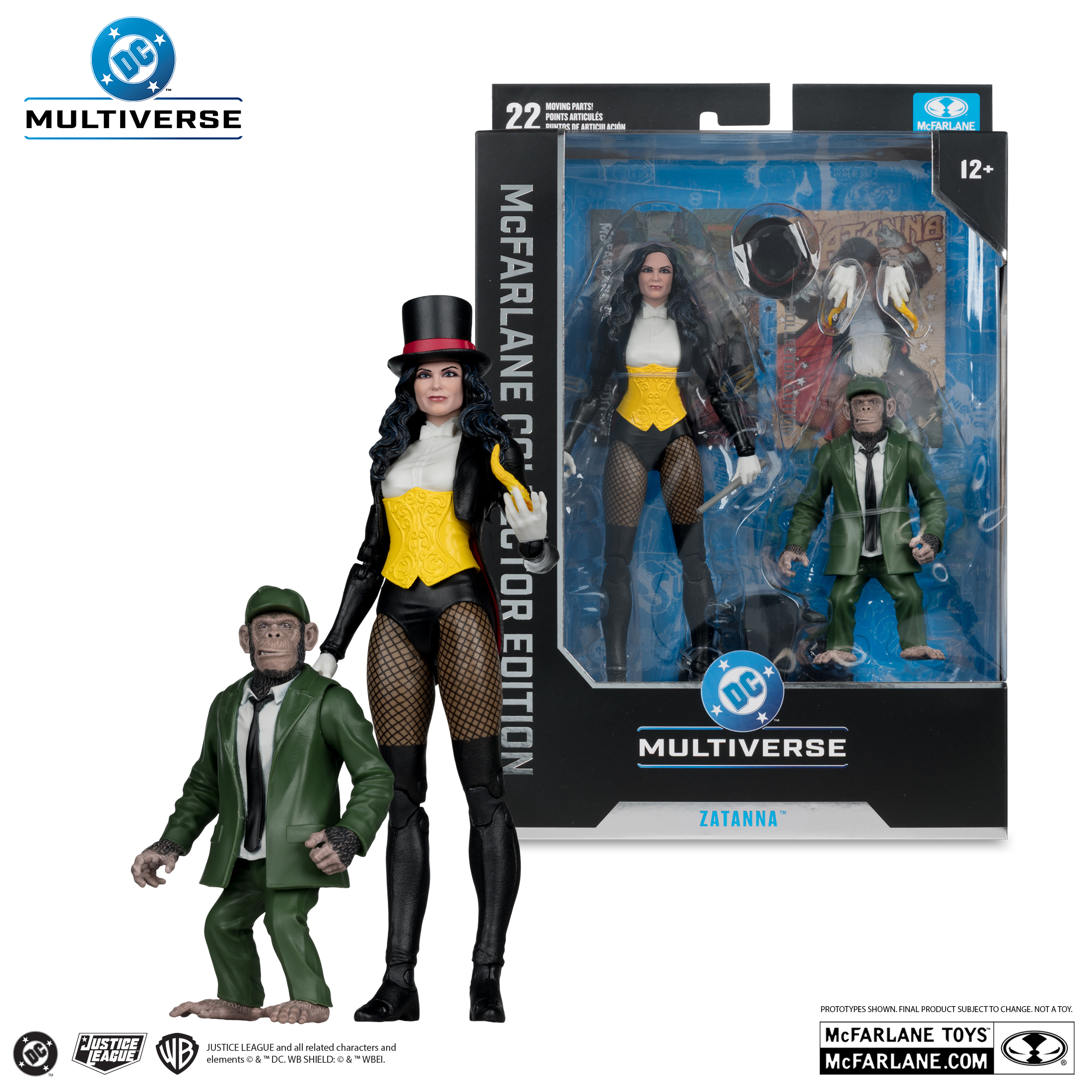 Zatanna with Detective Chimp (DC Classic) McFarlane Collector