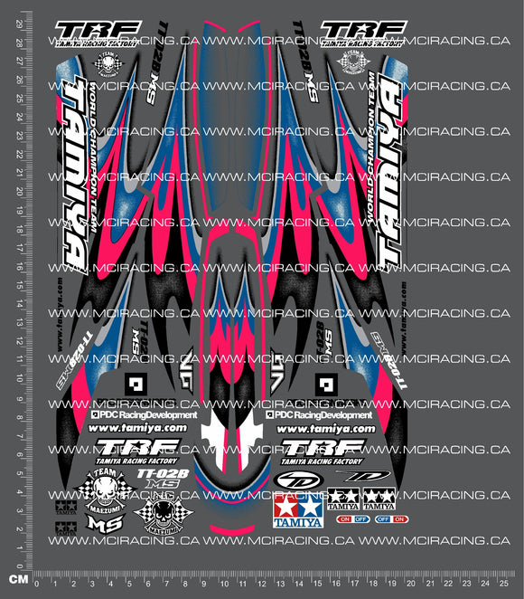 1/10TH TAM 84418 - TT-02B MS DECALS – Mciracing.ca