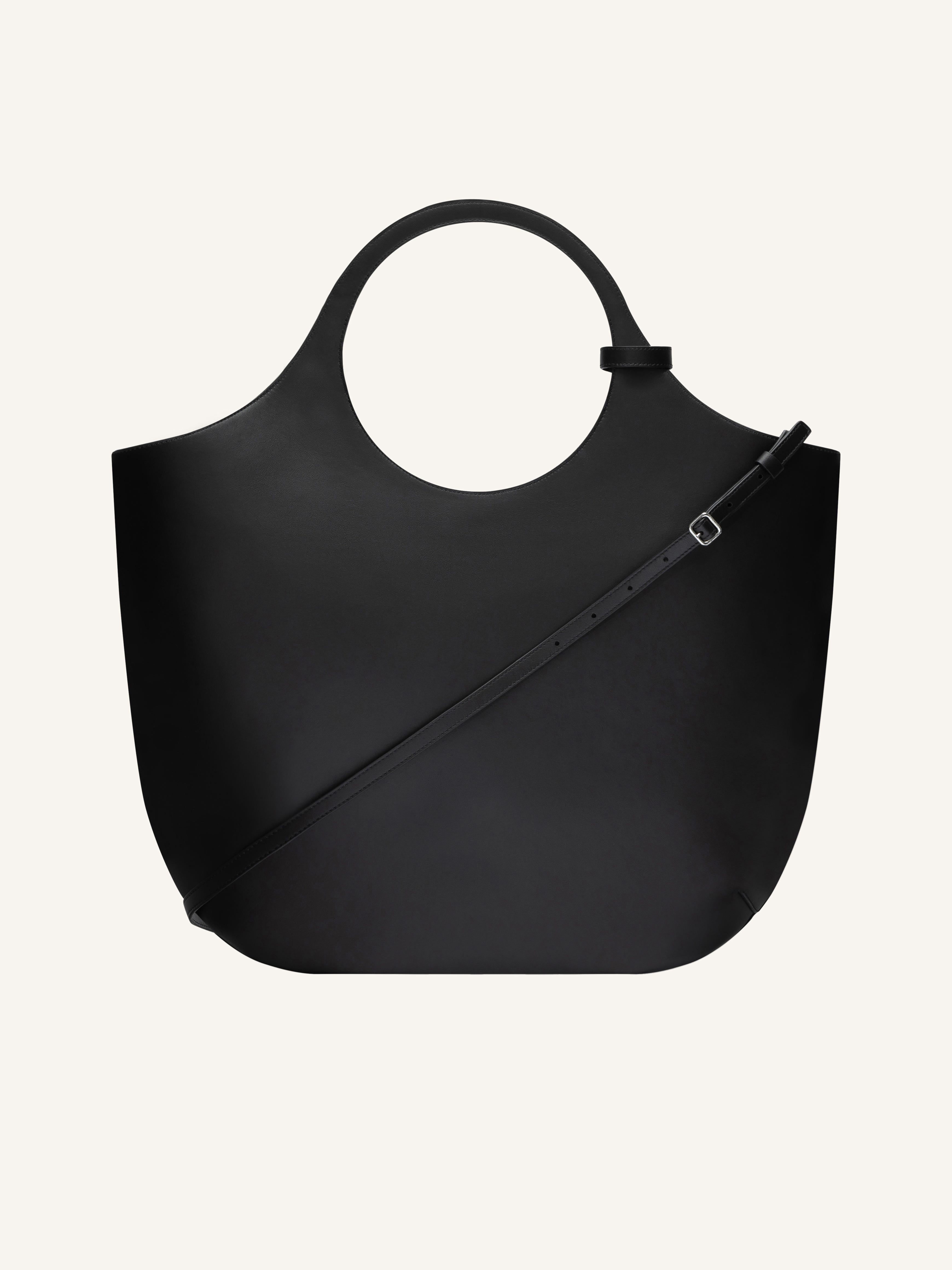 LARGE HOLY LEATHER BAG - courrèges