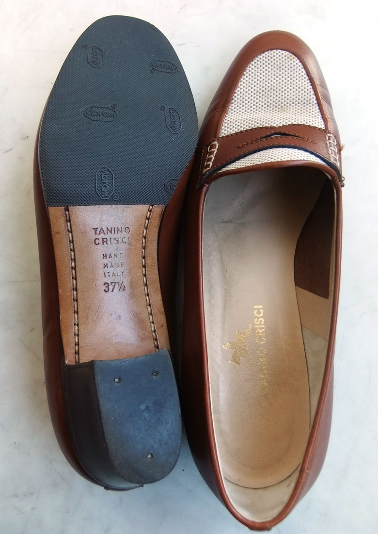 TANINO CRISCI タニノクリスチー ローファー茶 37ハーフサイズ／24.5cm