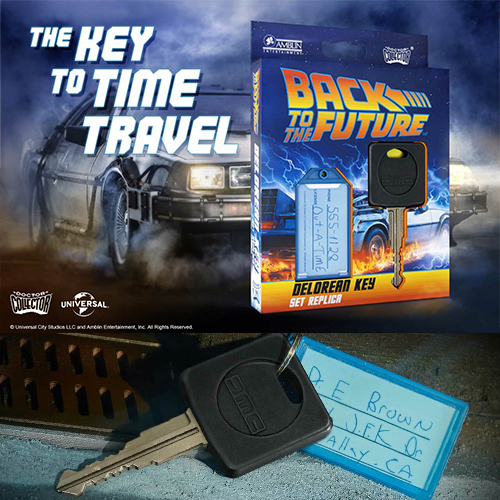 再入荷】バック・トゥ・ザ・フューチャー/ デロリアン キー 1/1
