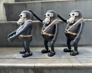 再生産】堀貴秀 films JUNK HEAD/ 3バカ 1/1 ソフビフィギュア 3体セット