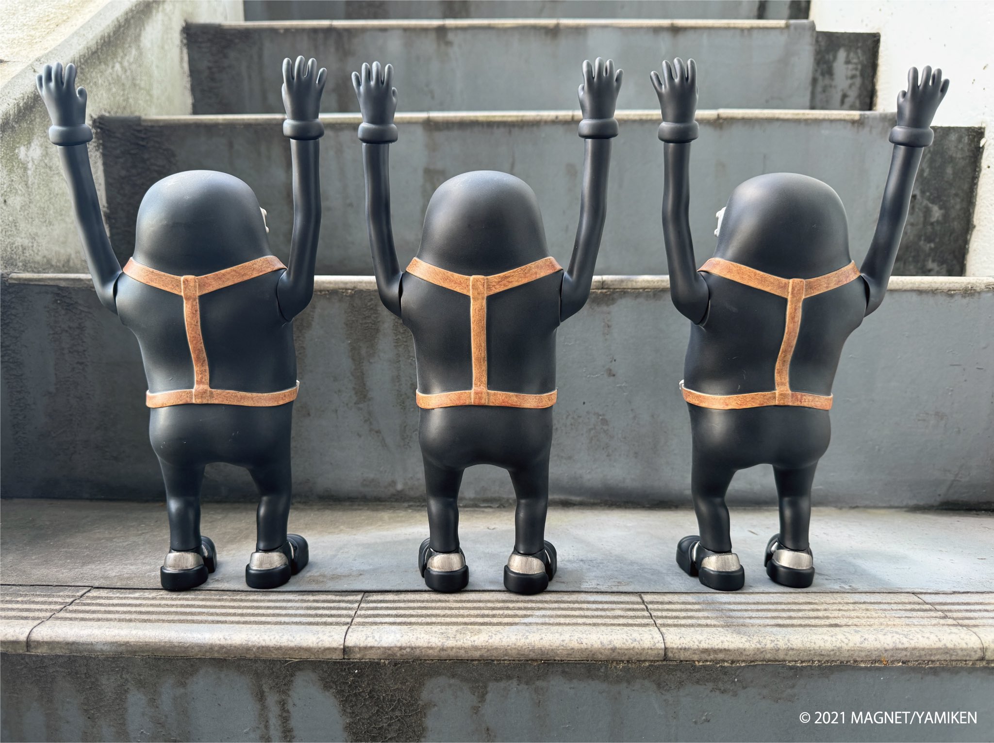 堀貴秀 films JUNK HEAD/ 3バカ 1/1 ソフビフィギュア 3体セット