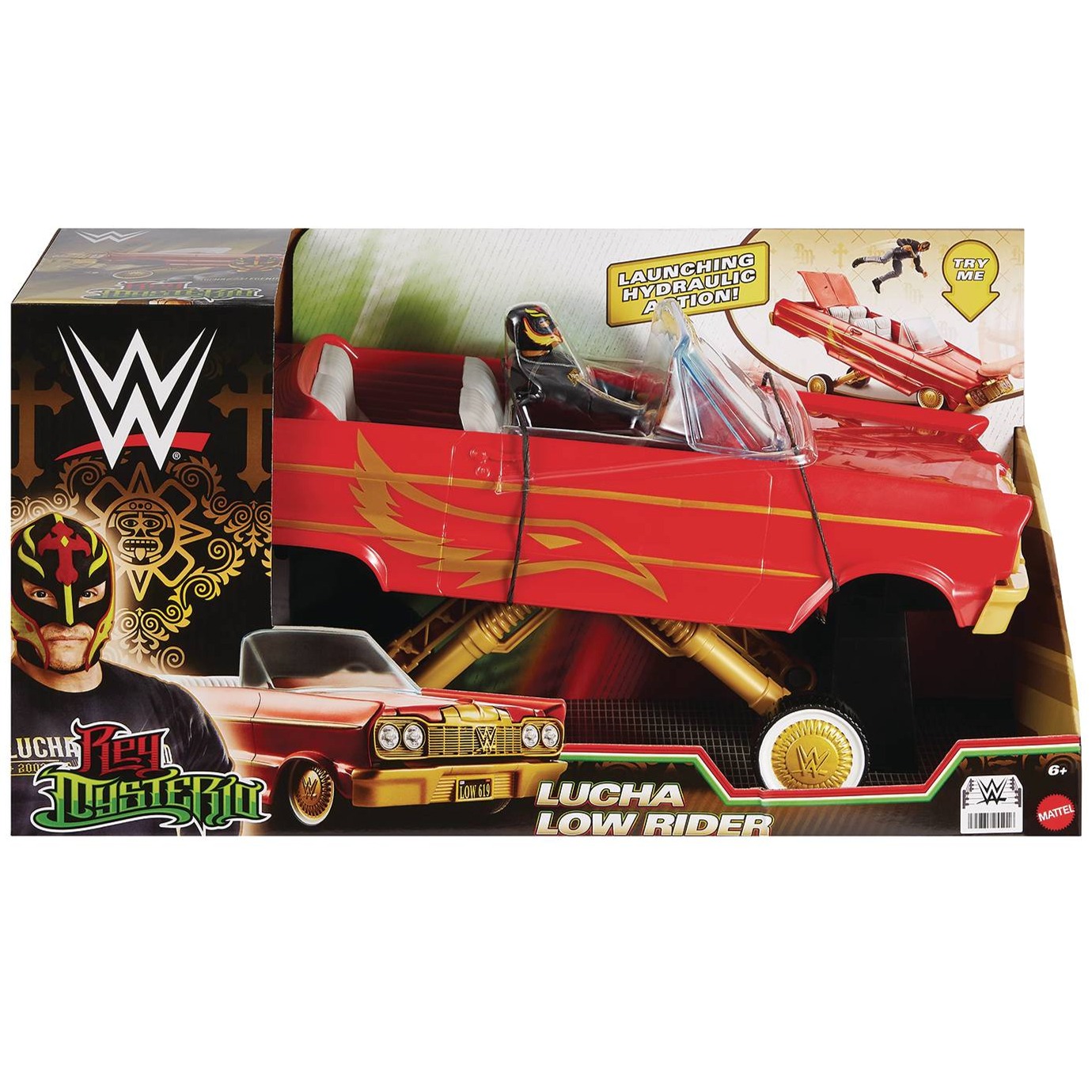 海外版】WWE/ ルチャ ローライダー ビークル with レイ・ミステリオ 6