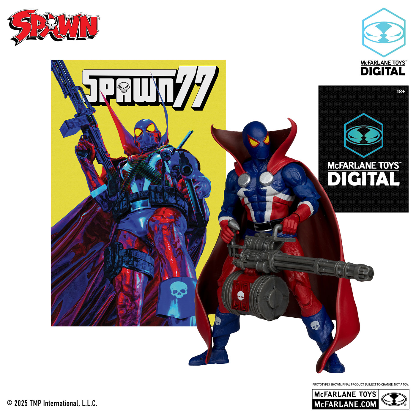 SPAWN/ スポーン77 7インチ アクションフィギュア レッドプラチナム