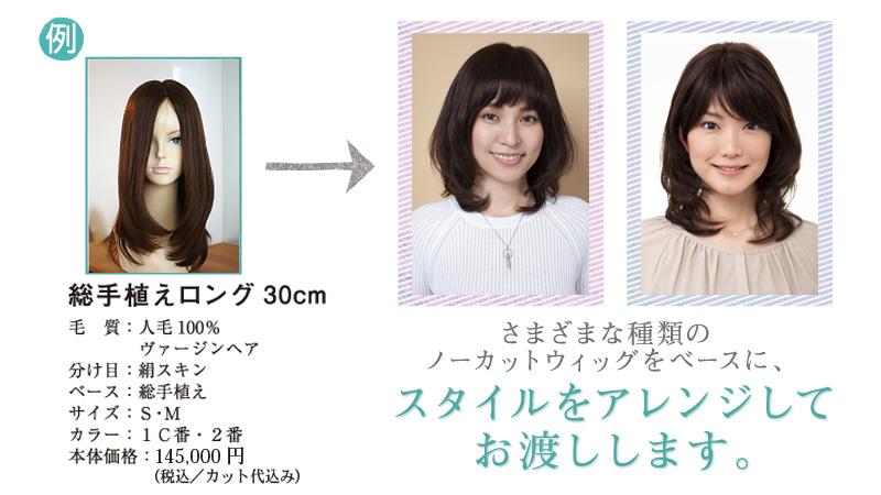 ウィッグについて | 美容室マミークラシック
