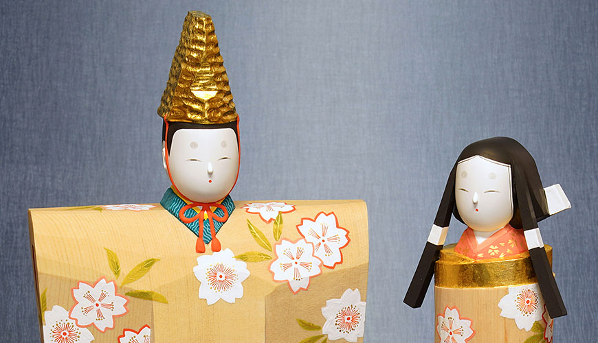 一刀彫 御雛 内裏雛 お雛様 共箱 Yahoo!オークション -「一刀彫 雛人形