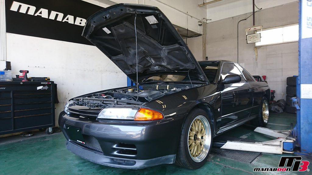 スカイラインGT-R(BNR32)TEIN車高調取り付け！ | パーツ | MANABOON