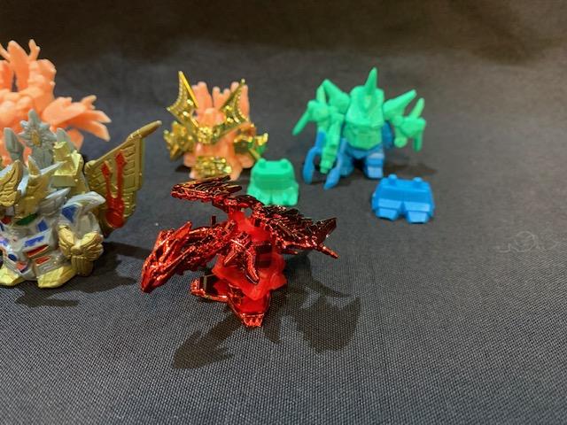 ガン消し 美品 特大大農丸 2体 クリヤー 彩色版 ガン消し 美品 特大大