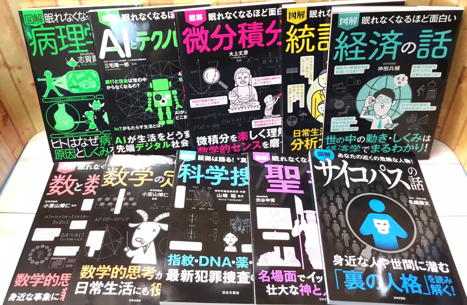 5/8☆本コーナー《眠れなくなるほど面白い シリーズ｜10分で読めるお話