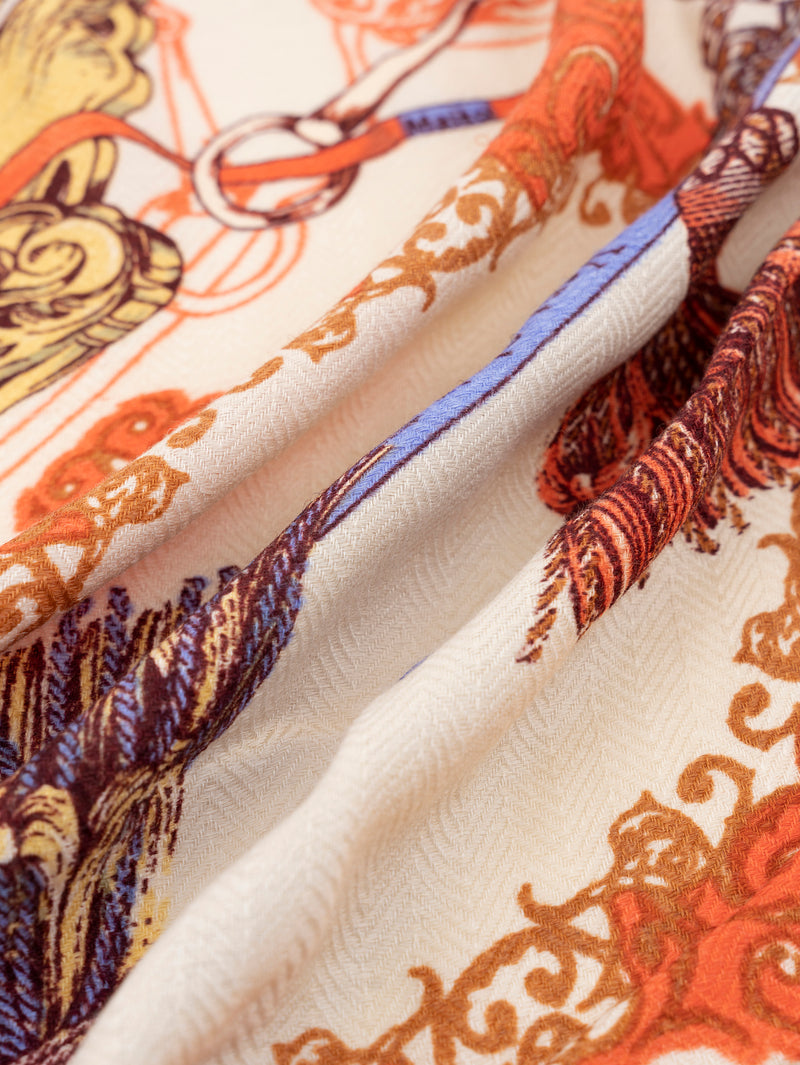 ウールシルクストールヘリンボーン織120＞タッセルストラップ – manipuri