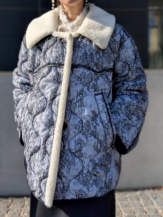 N°21 Numero ventuno】ヌメロヴェントゥーノ レースキルティングコート