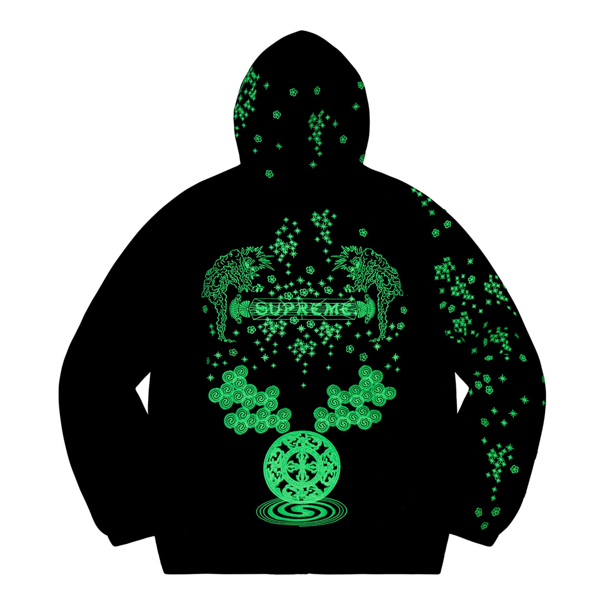 Supreme AOI Glow-in-the-Dark Track Jacket Black