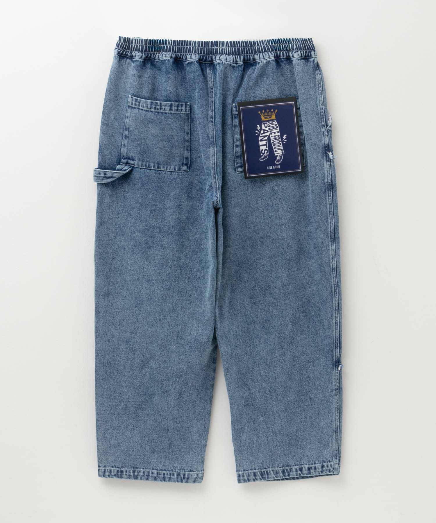 NOBLE PRODUCT ダブルニーデニムパンツ メンズ