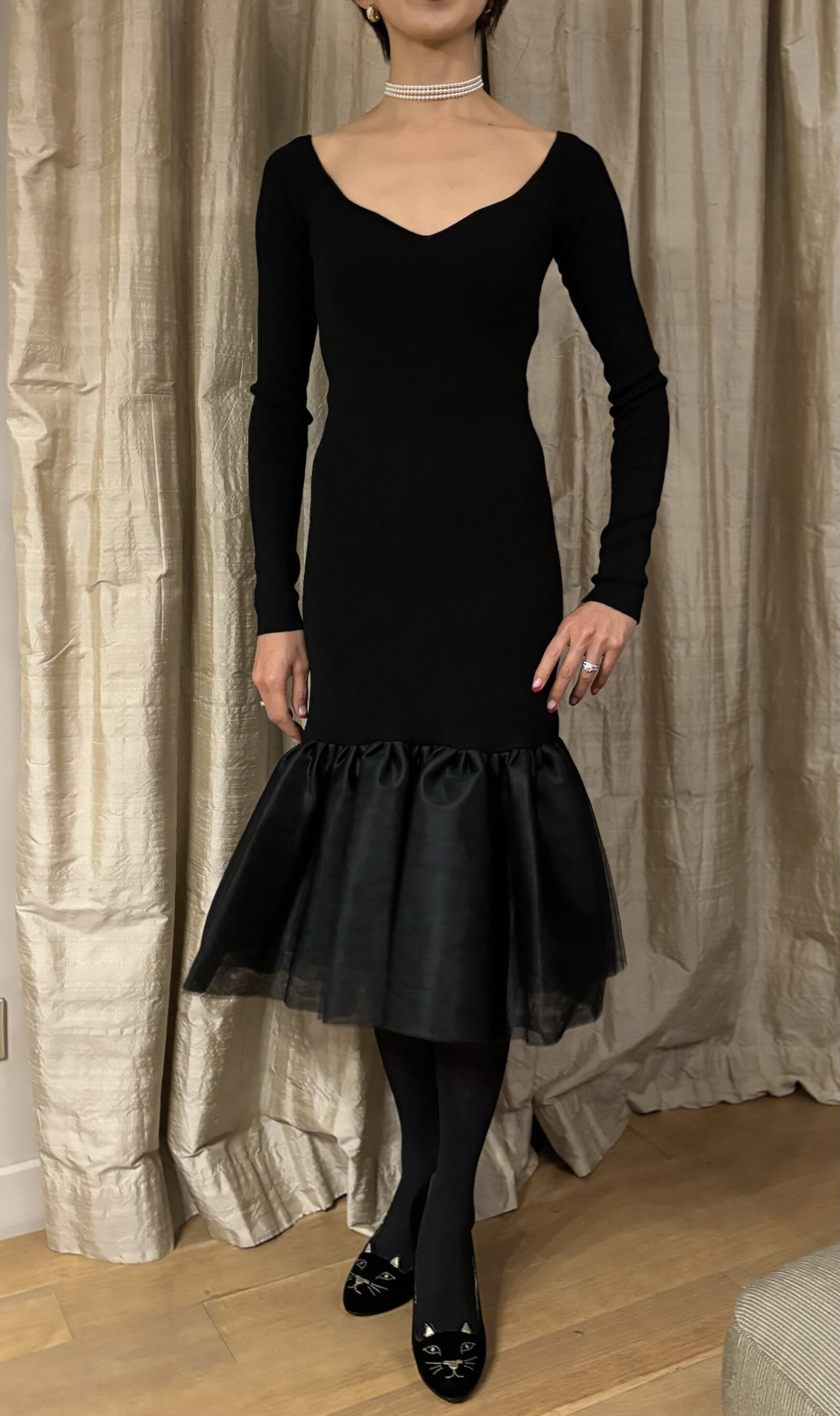 Nina Ricci☆Sweetheart Neck Dress｜Comme d'habitude 〜パリ・東京