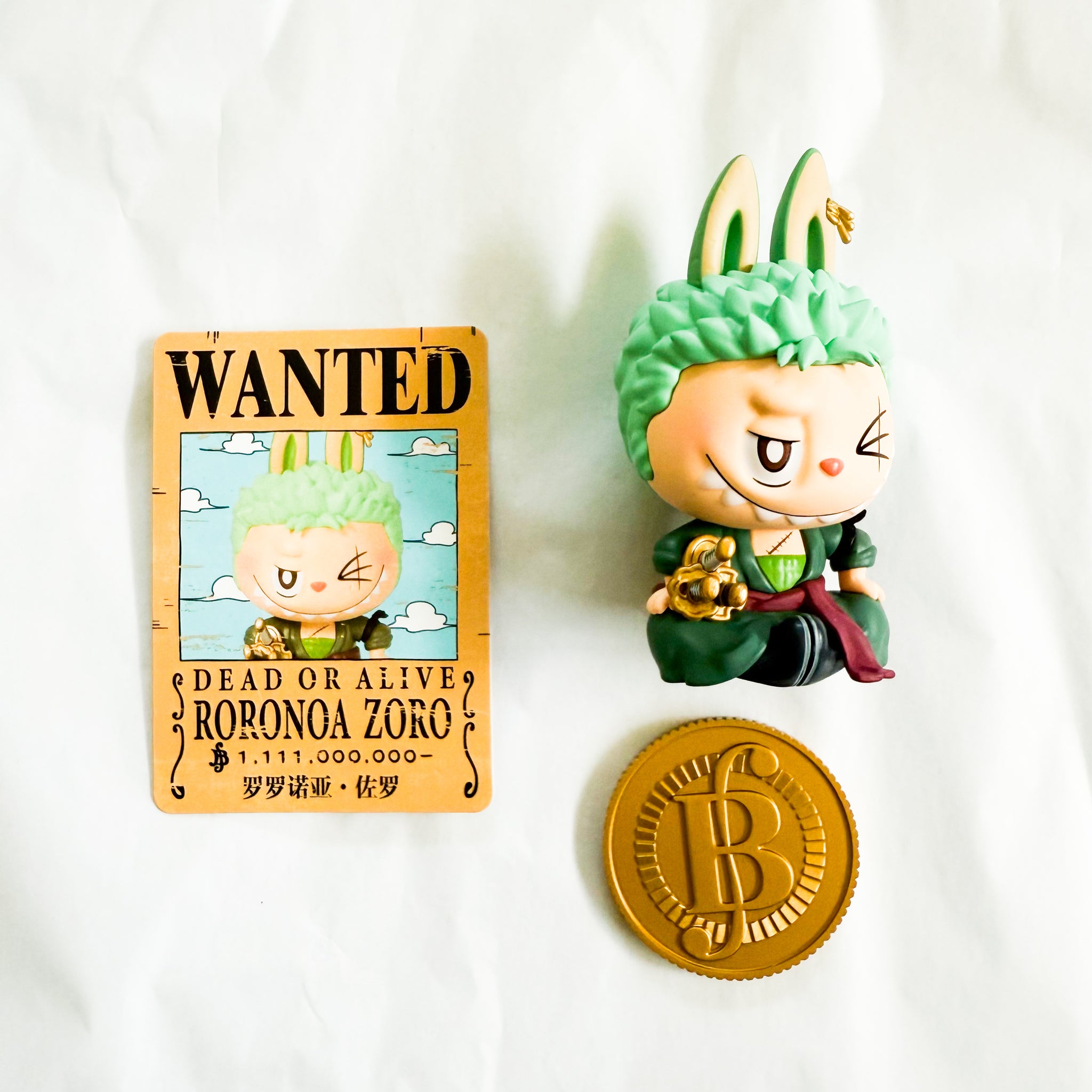 POP MART - The Monsters x One Piece - Roronoa Zoro Figure