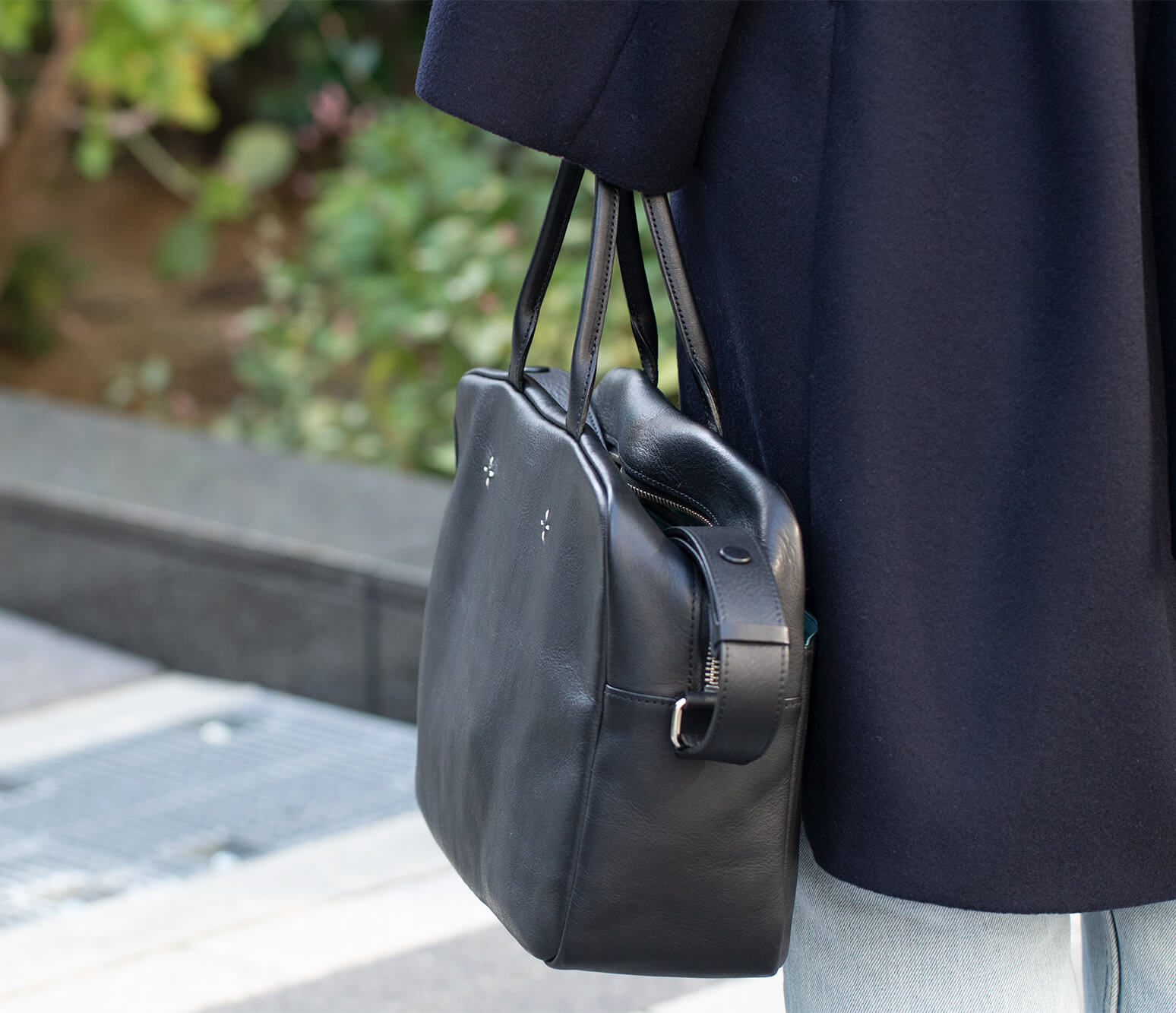 予約】「おかかえバッグ」ブラック「okakaebag」soutiencollar（ステン