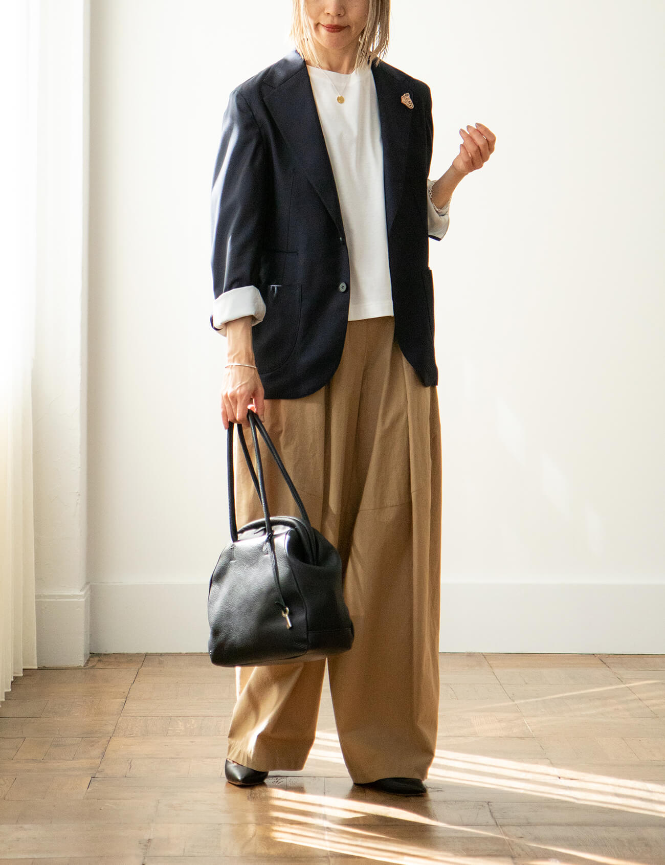 予約】「しっくりバッグ ブラック」soutiencollar ステンカラー