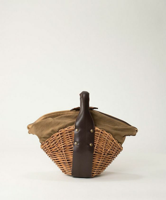 ebagos ファスナー付バスケット（ファスナー付き1本手）オイル