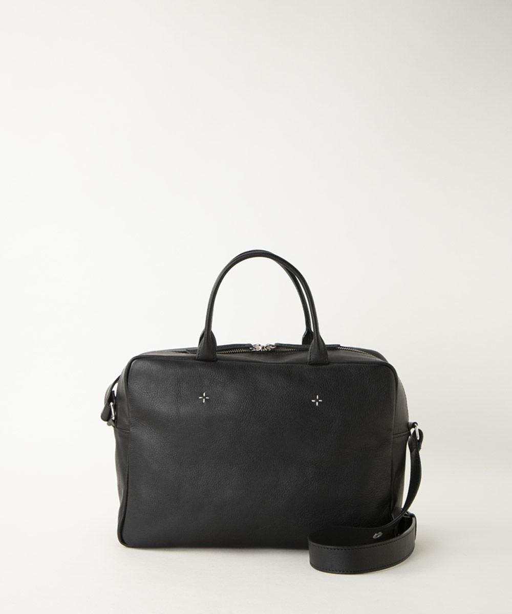 ebagos 防水キャンパス サークルポシェット BLACK （防水キャンバス丸