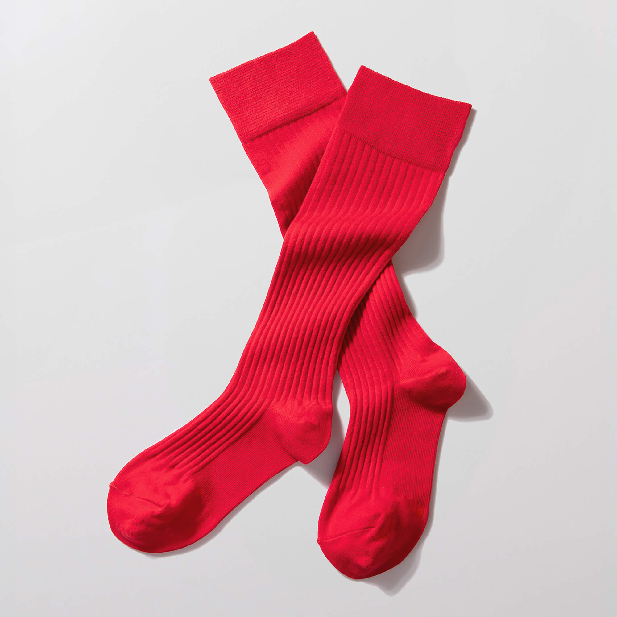 MAEÉ コンプレッションソックス（コットンリブタイプ）オフホワイト