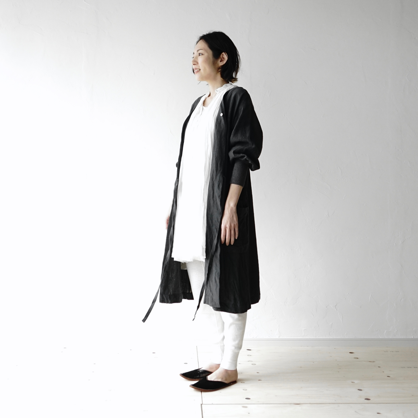 kapoc 2nd. / linen garment dye｜割烹着kapoc（カポック）公式