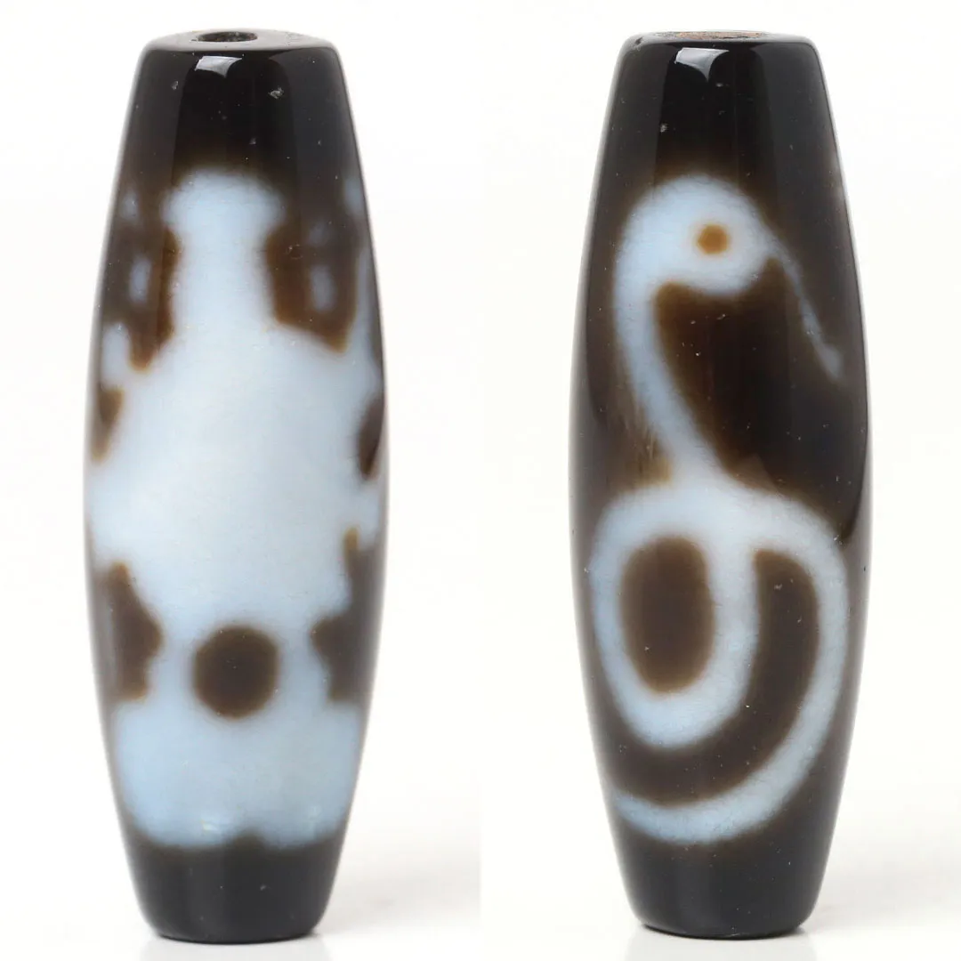 三面大黒天白蛇天珠 - 石の音ブログ