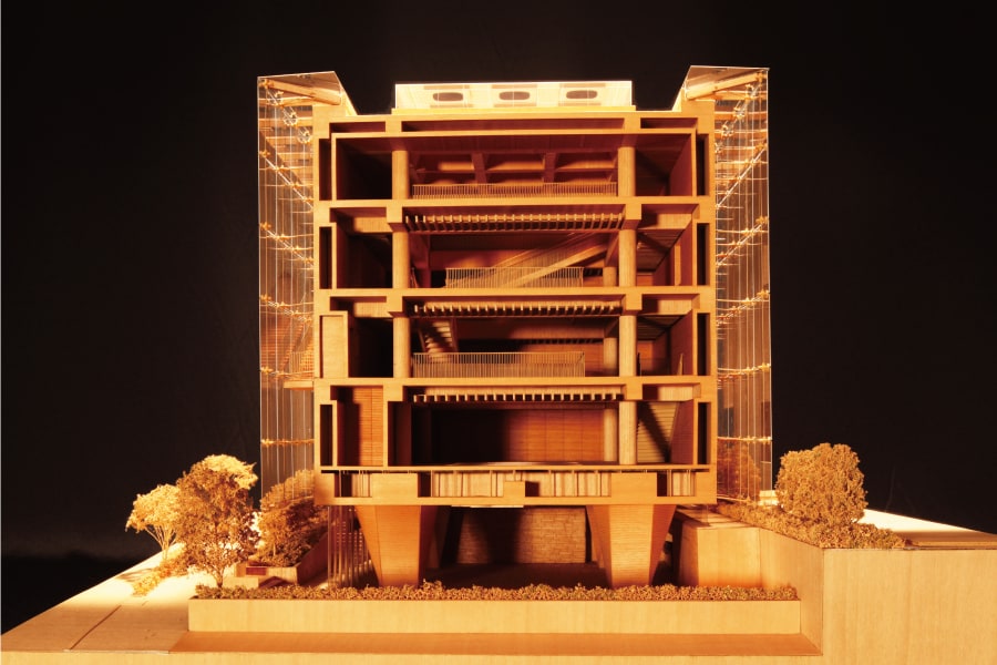 過去最大規模の内藤廣個展「建築家・内藤廣／BuiltとUnbuilt 赤鬼と青