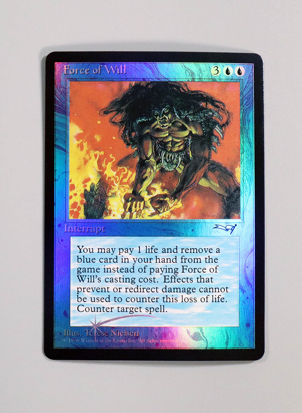 Force of Will Foil from Alliances (ALL) MTG Proxy - magic-cardplus